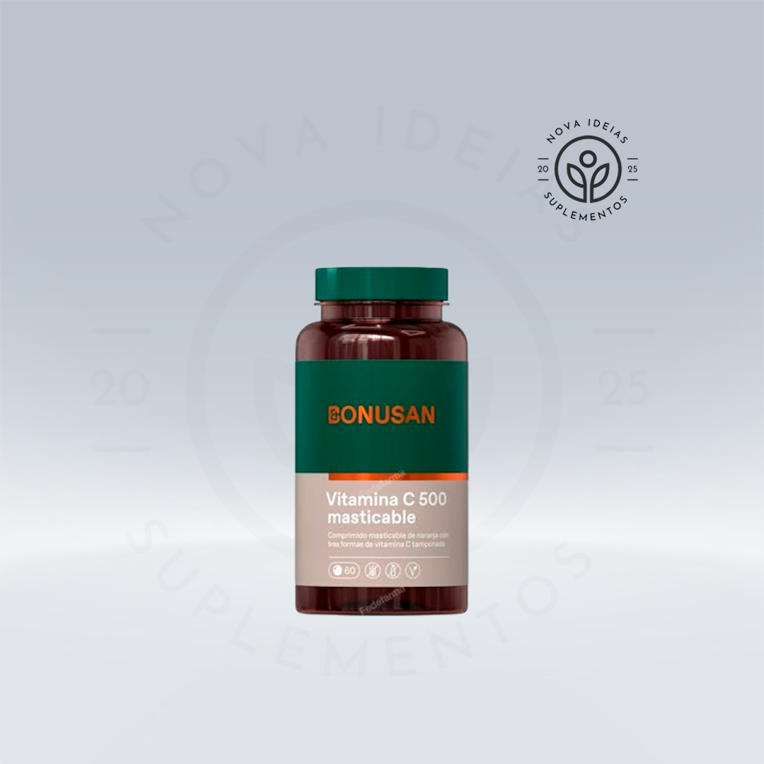 Vitamina C 500 60 comprimidos mastigáveis