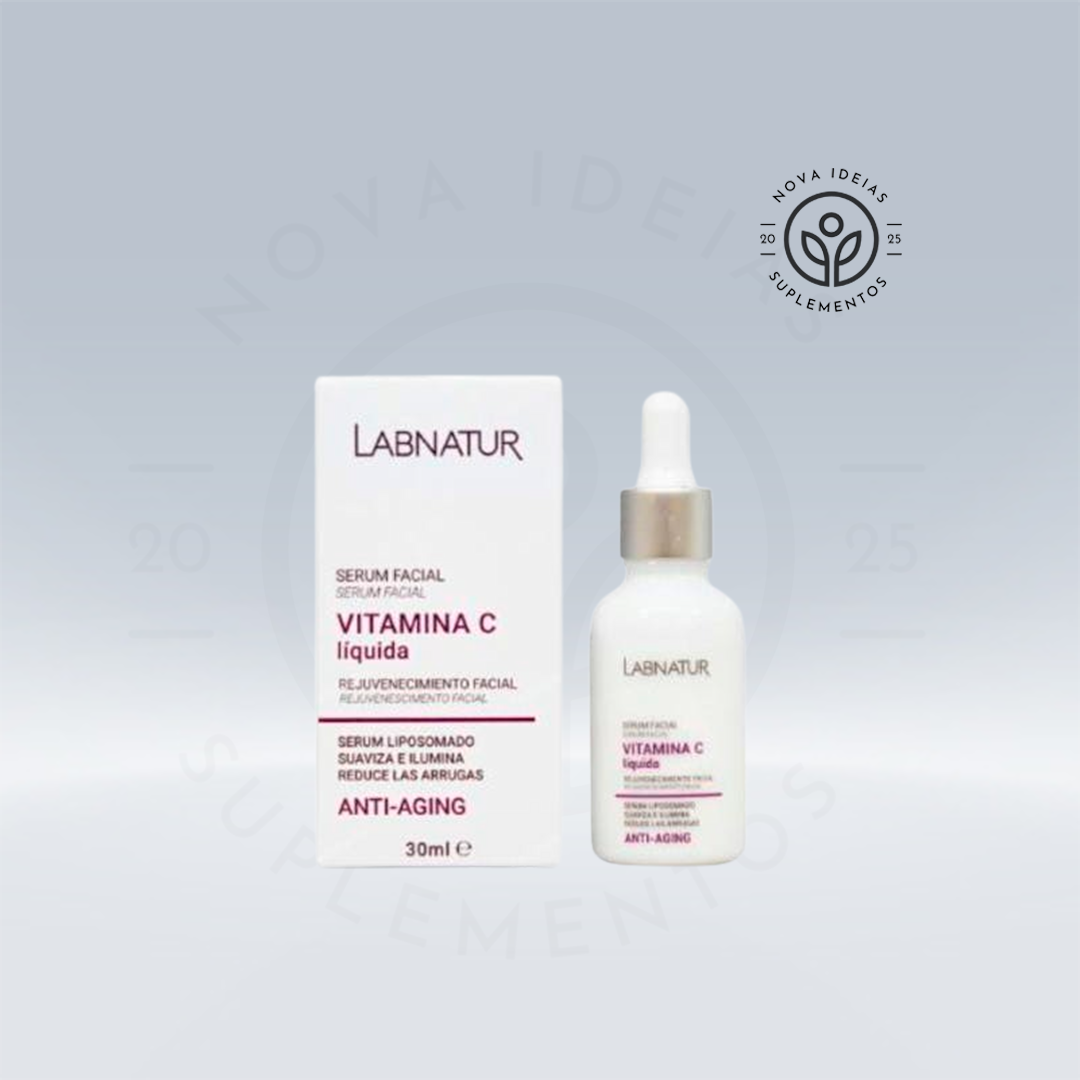 Sérum facial com vitamina C 30ml.