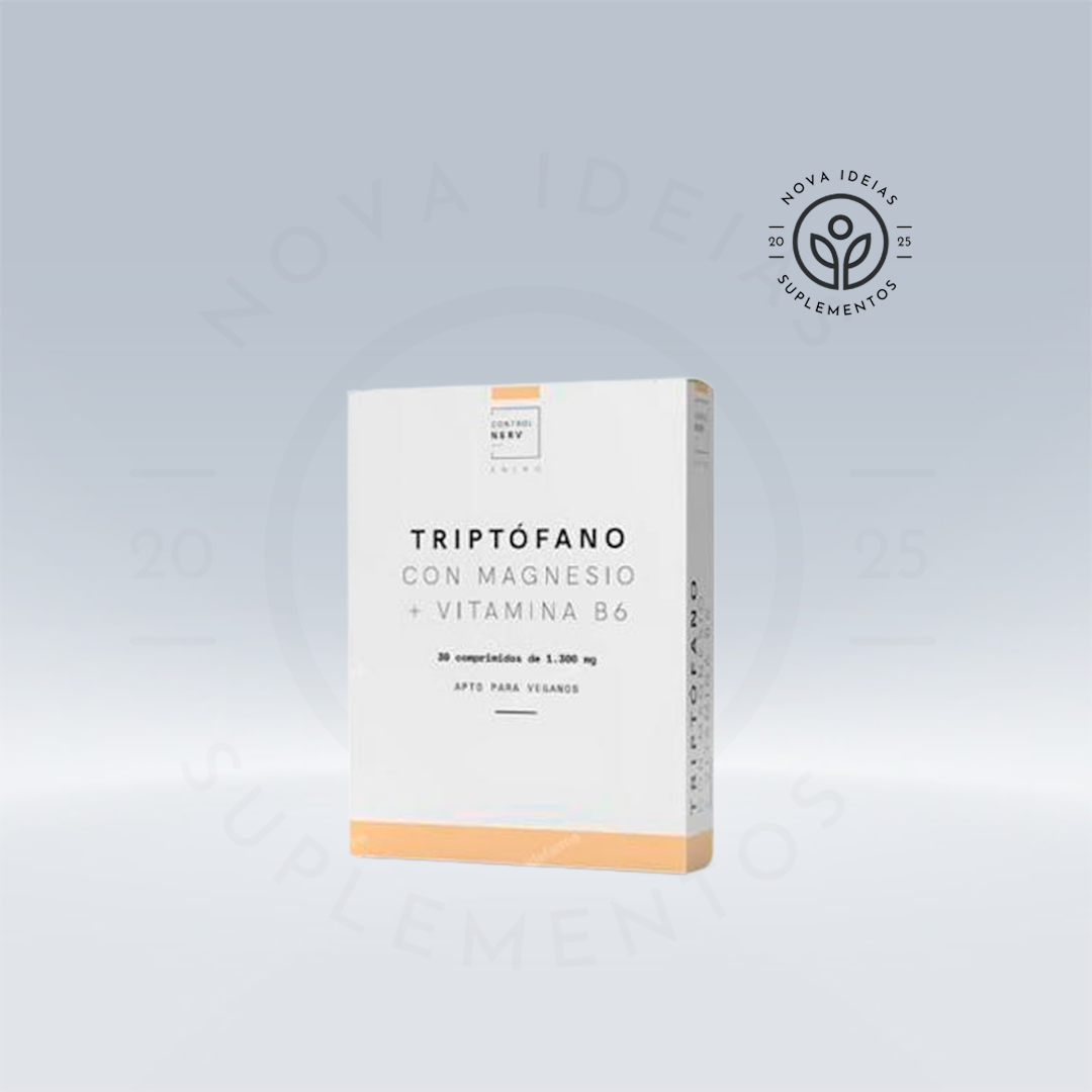 CONTROLNERV TRIPTOFANO MAGNÉSIO VITAMINA B6 30 com