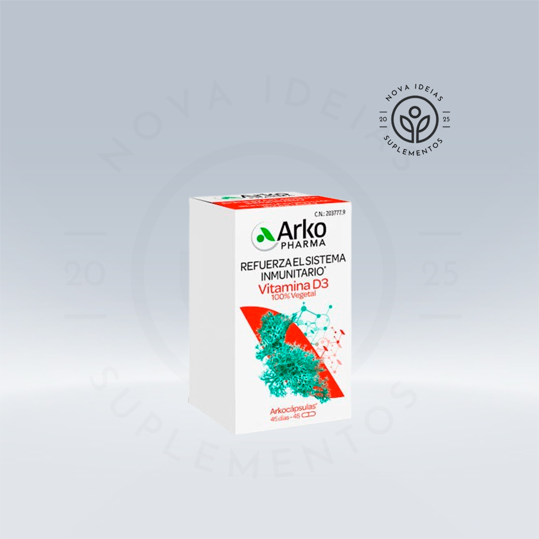 ARKOCAPSULAS VITAMINA D3 100% VEGETAL 45 CÁPSULAS