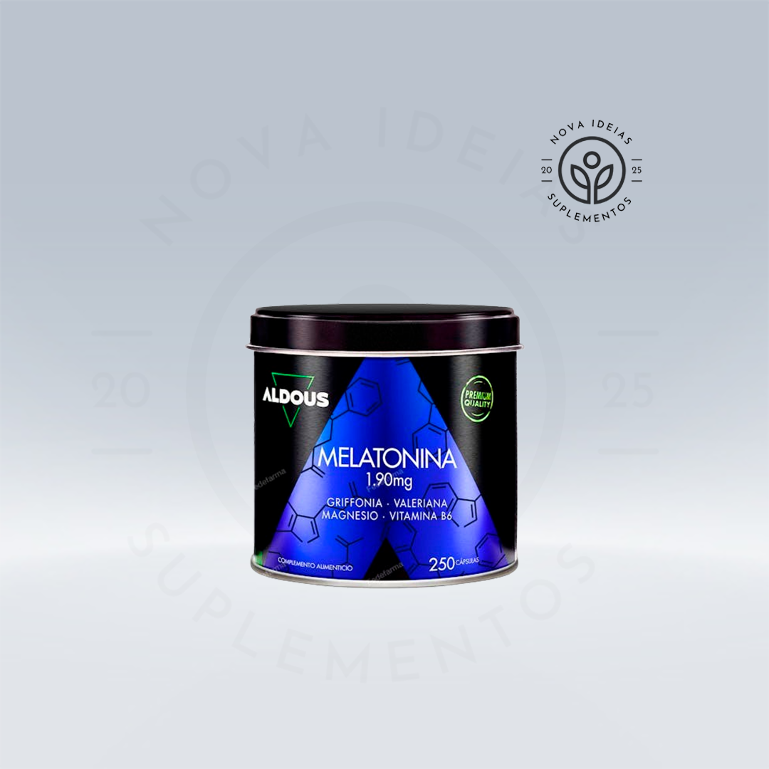Melatonina com Magnésio, Griffonia, Valeriana e Vitamina B6