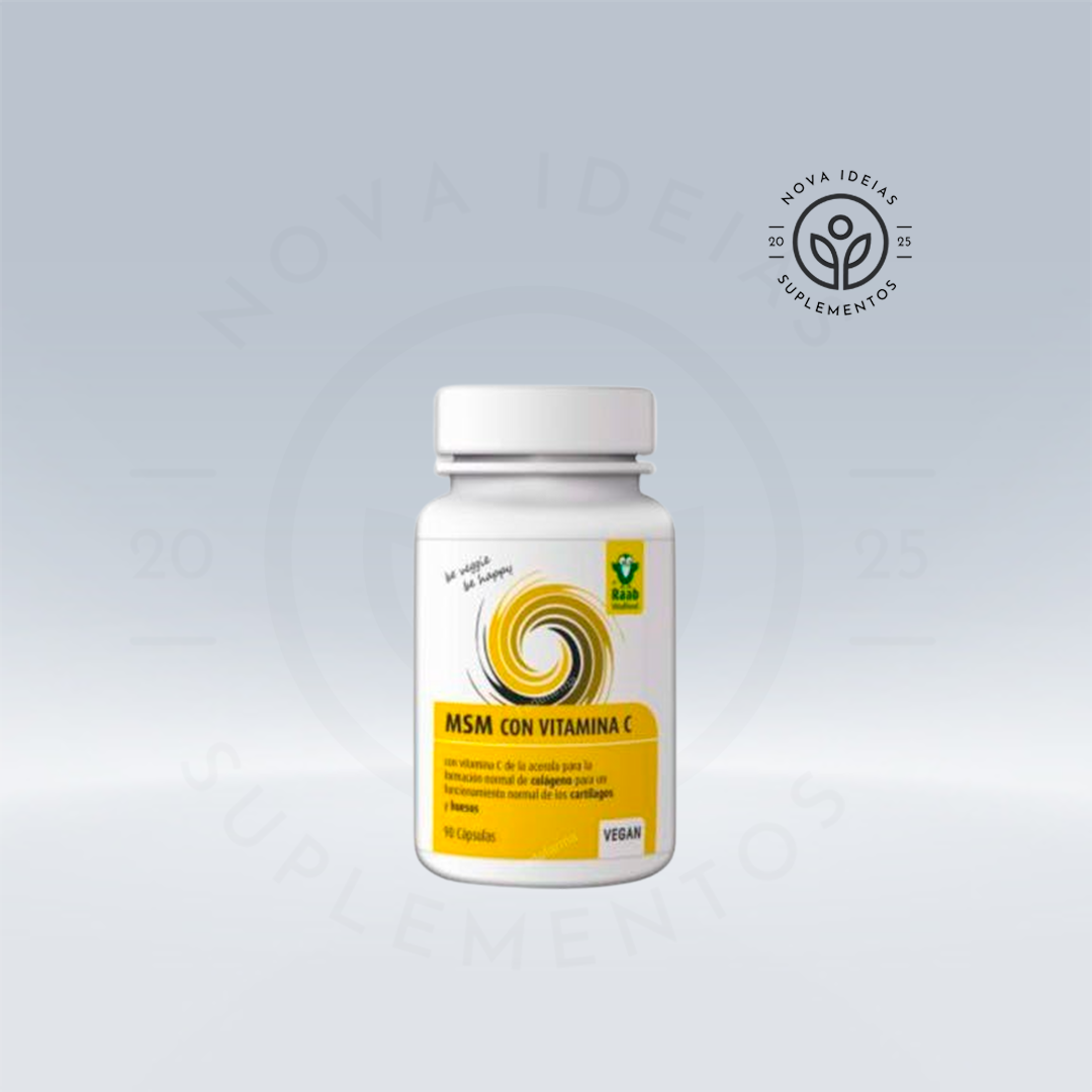 MSM com vitamina C 90 cápsulas. SG VEGANO