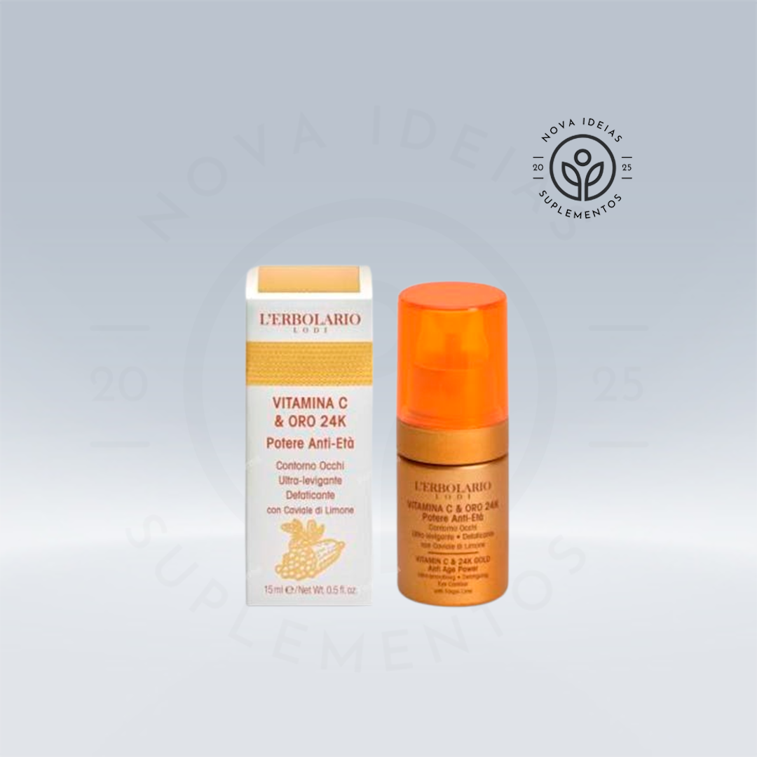 VITAMINA C OURO para contorno dos olhos 15ml.
