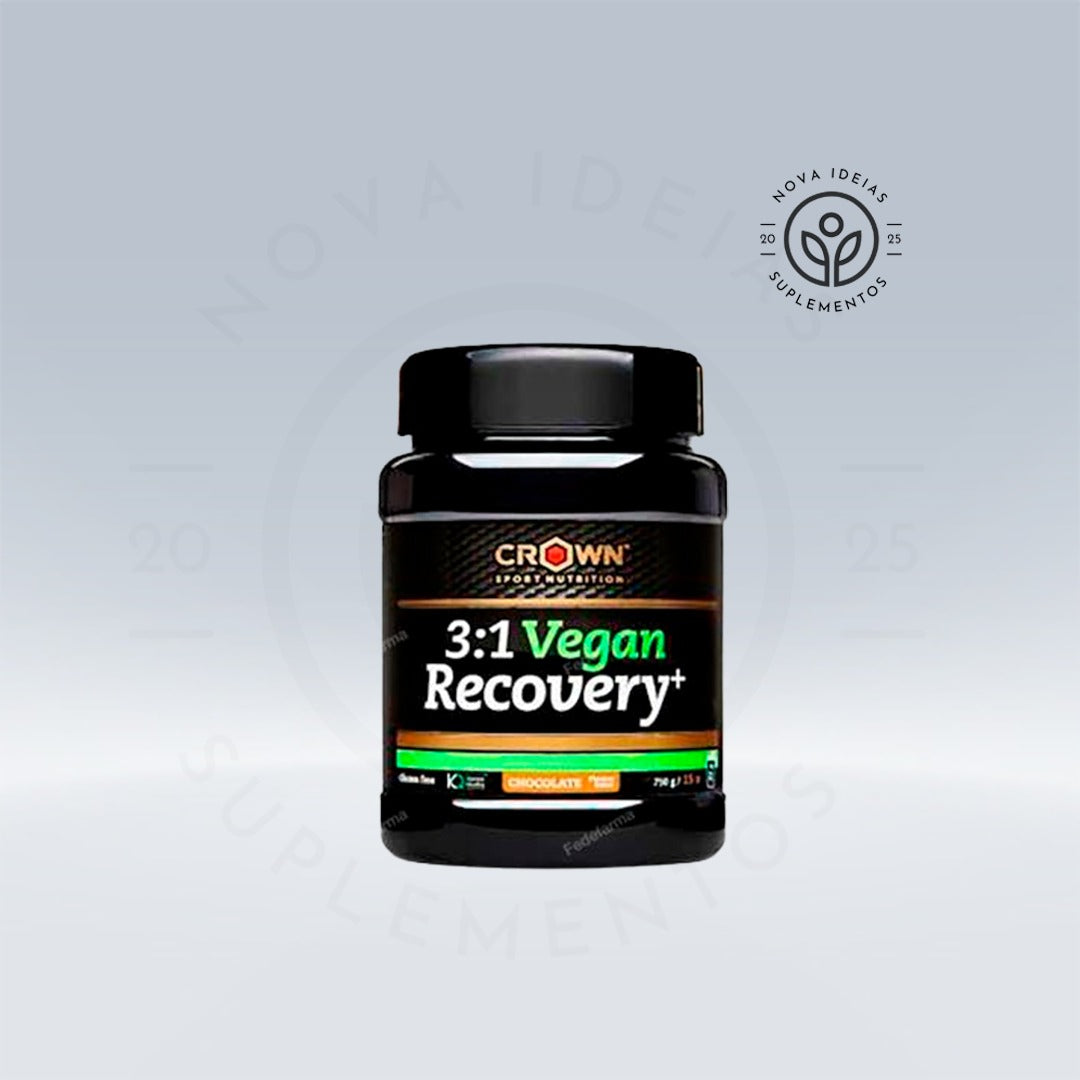 VEGAN RECOVERY+ CHOC 750 G (15 PORCIONES) (CROWN SPORT NUTRITION)