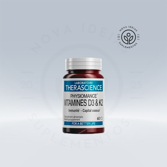 PHYSIOMANCE VITAMINA D3+K2 60 cápsulas.