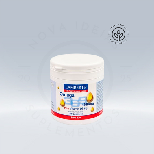 ÓMEGA 3-6-9 mais VITAMINA D3 120 cápsulas.