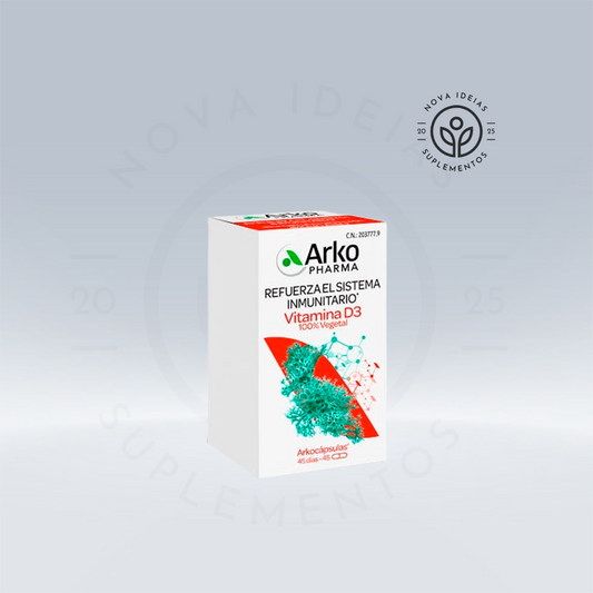 ARKOCAPSULAS VITAMINA D3 100% VEGETAL 45 CÁPSULAS