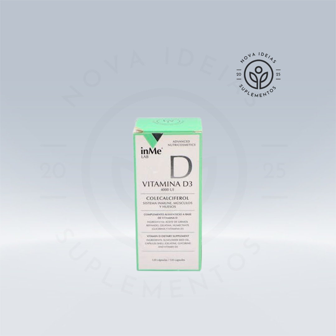 INME VITAMINA D3 120 cápsulas.