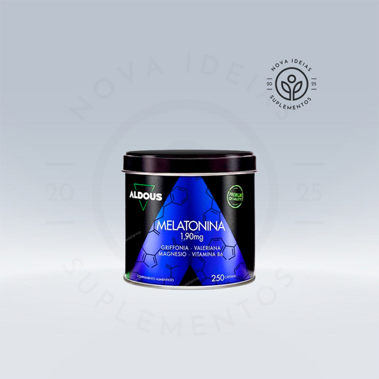 Melatonina com Magnésio, Griffonia, Valeriana e Vitamina B6