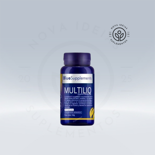 MULTILIQ vitaminas e minerais 30 cápsulas.
