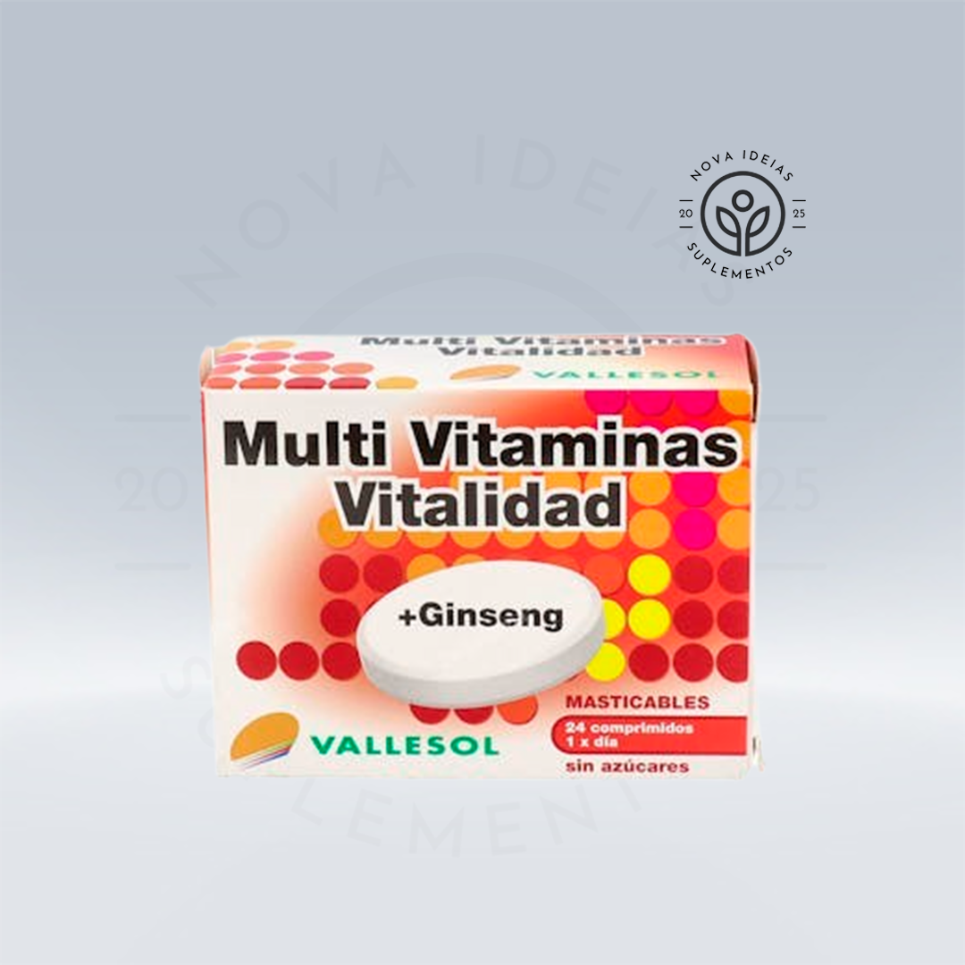 VALLESOL MULTIVITAMINAS + GINSENG 24 comprimidos
