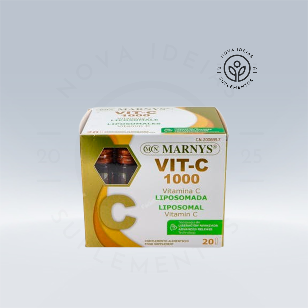 VIT C 1000 vitamina C lipossomal 20 ampolas.