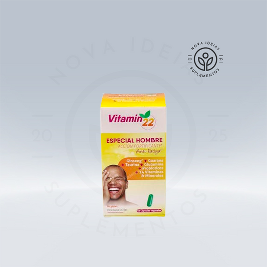 VITAMINA 22 vitaminas-oligo-plantas homem 60 cápsulas.