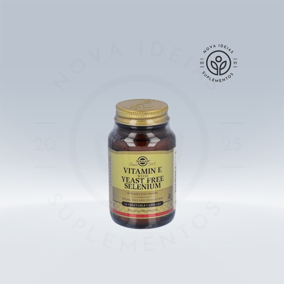 VITAMINA E SELÉNIO 50 cápsulas vegetais