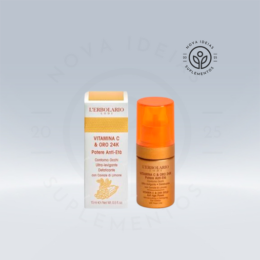 VITAMINA C OURO para contorno dos olhos 15ml.